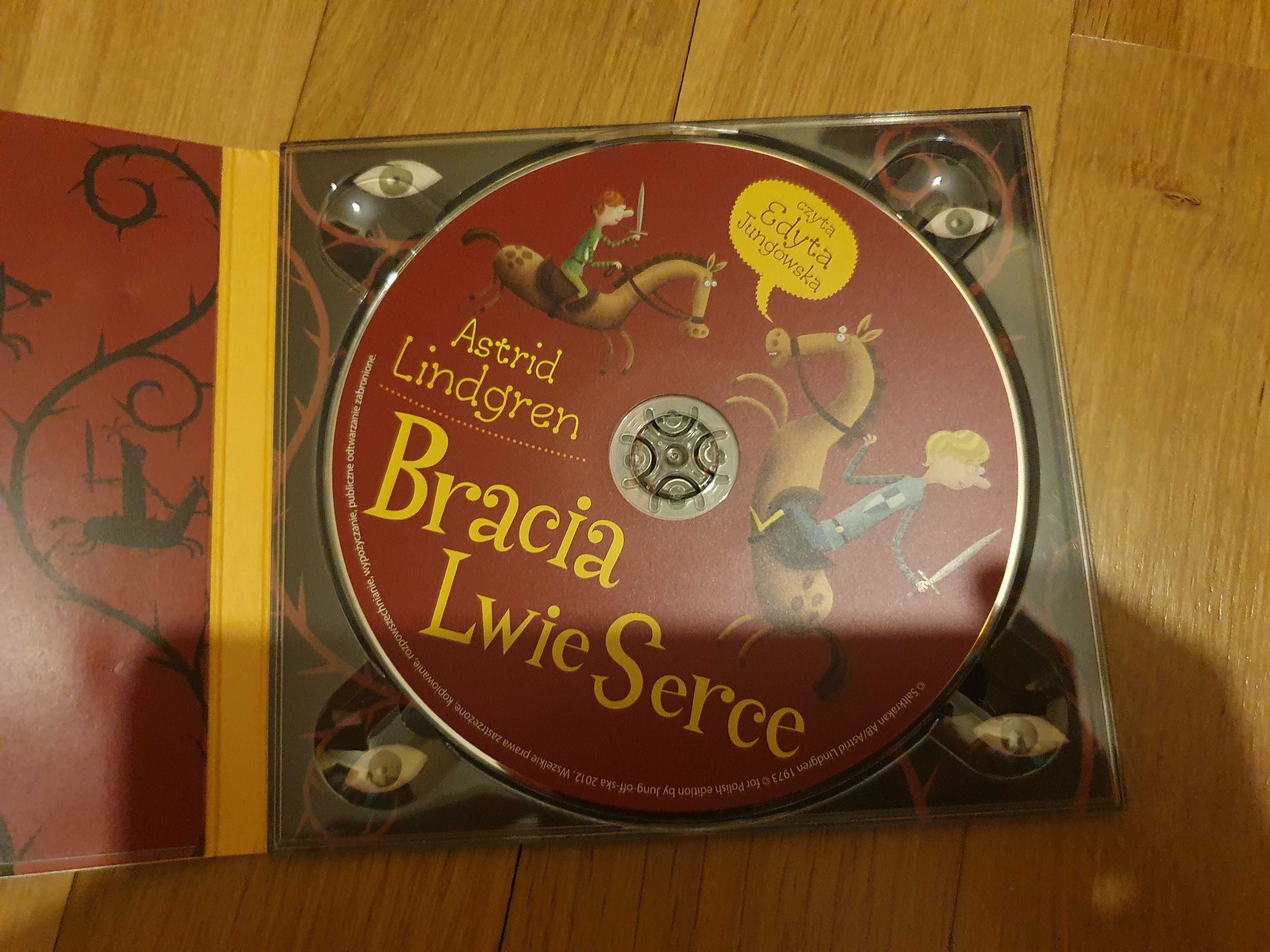 Bracia Lwie Serce Astrid Lindgren audiobook czyta Edyta Jungowska