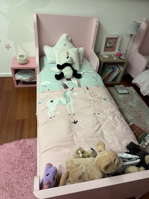 Cama extensivel IKEA Busunge 80 x 200 menina criança