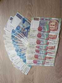 Banknoty starocie Liry Włochy 20 sztuk