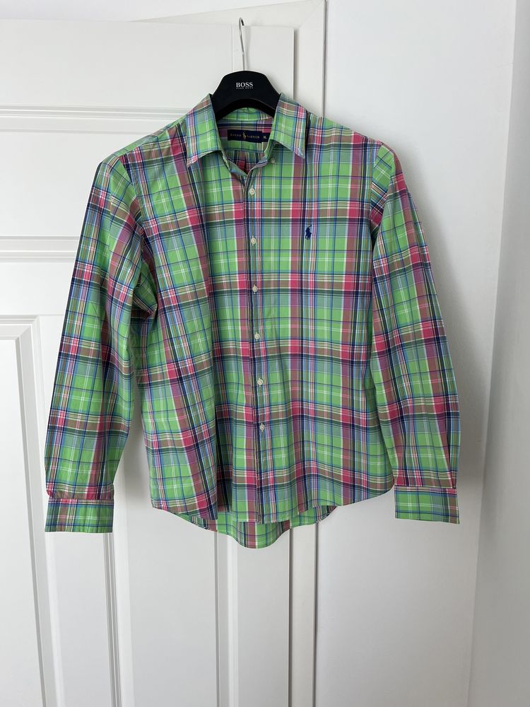 Męska koszula w kratę Ralph Lauren XL
