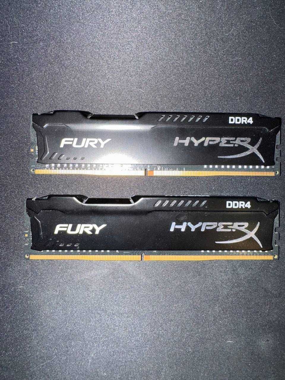 Оперативна пам'ять Kingston Hyperx Fury 16gb ddr4 3200Mhg
