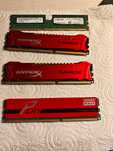 PAMIĘĆ RAM DDR3 20GB, różne taktowania, 4 sztuki