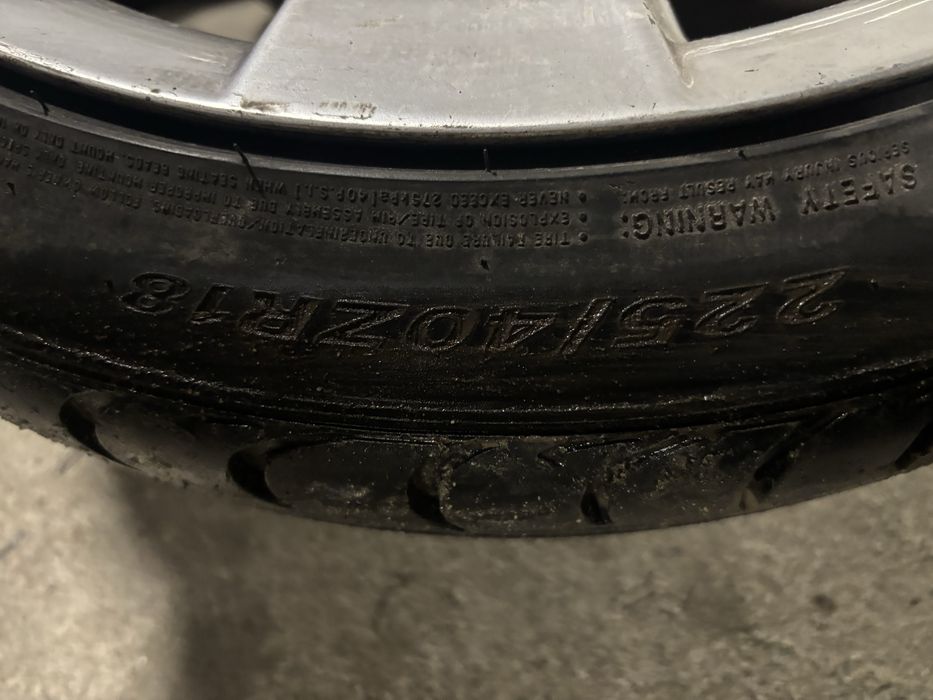 Sprzedam felgi wraz z oponami r18 z BMW E46.OPIS!!!