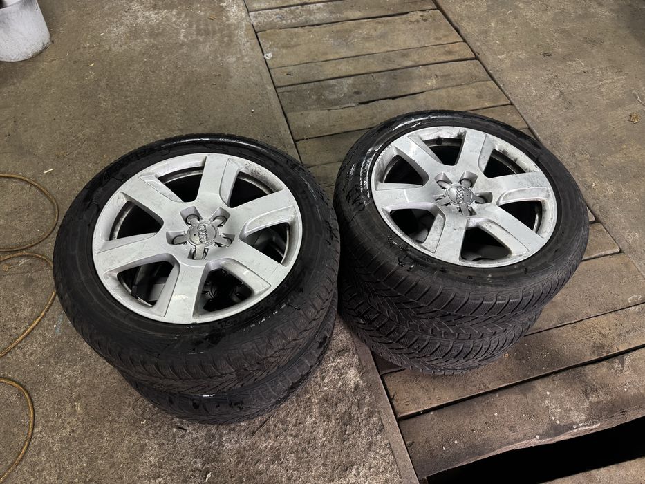 Диски audi 5x112 з зимовой гумой r17 235/50