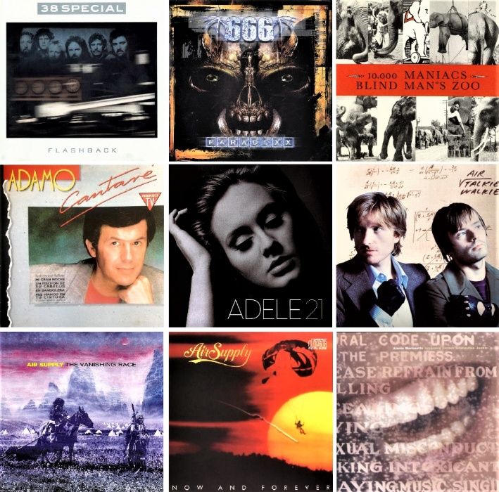 72 CDs - 5€ Cada - Muito Bom Estado