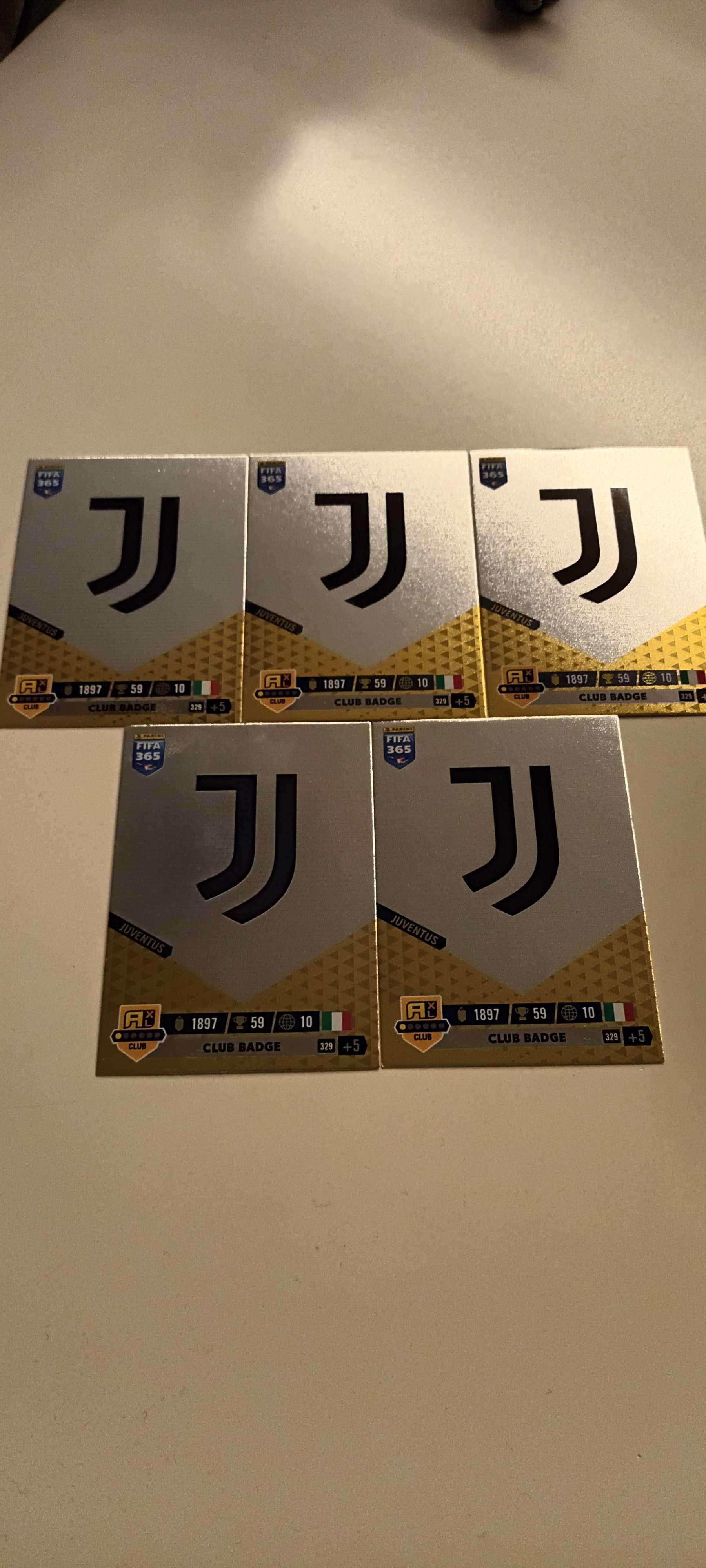 Karty FIFA 365  2023 Juve Juventus 5 sztuk