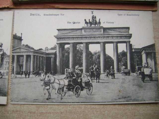 Starocie z PRL - Stare pocztówki przedwojenne = Folder 12 sztuk Berlin