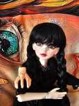 Lalka Wednesday Addams BJD 1/3 Ooak