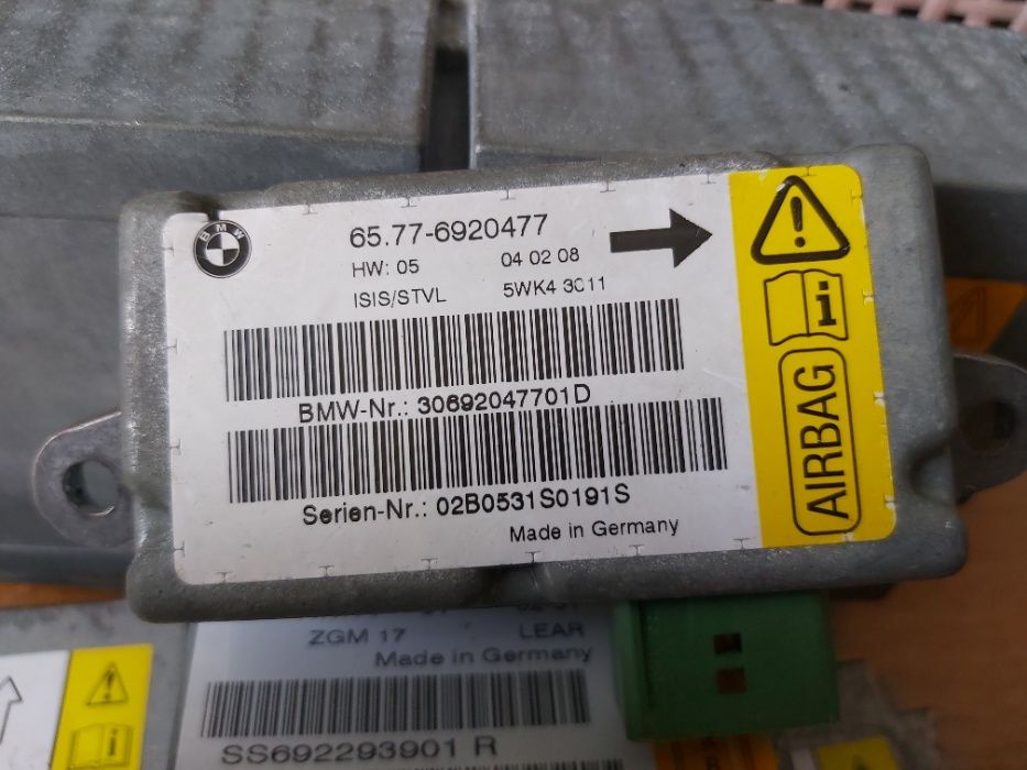 Блоки управления Airbag бмв е65 4.4 2002