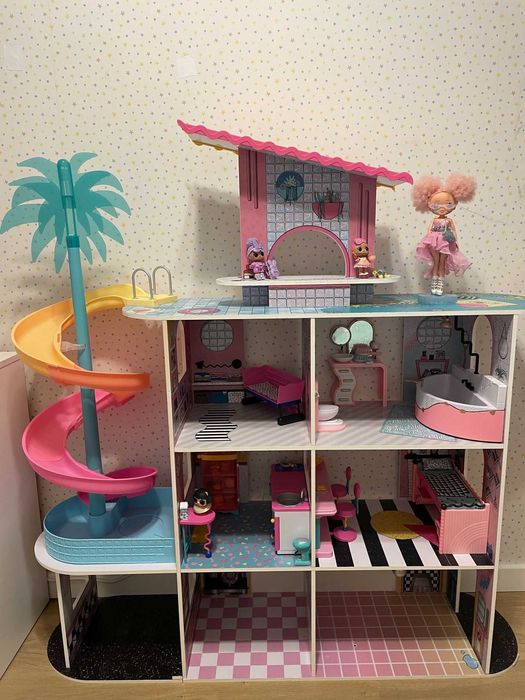 Domek dla lalek LOL surprise fashion house, lalki gratis