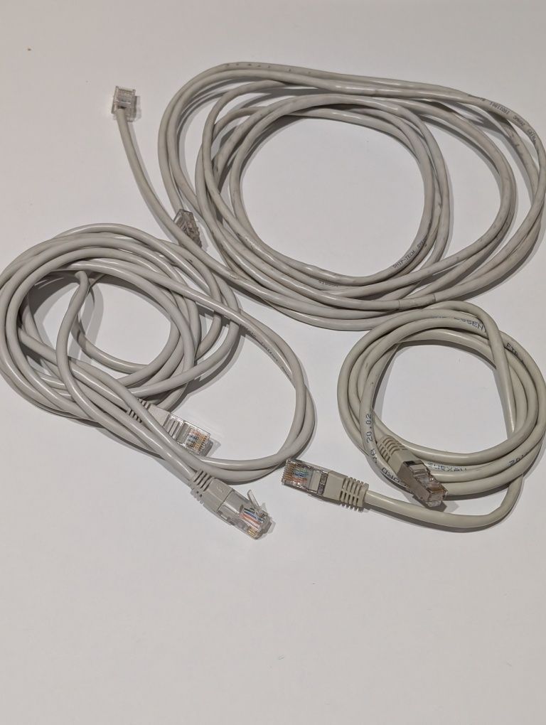 Zestaw 3 kabli RJ45 CAT. 5e