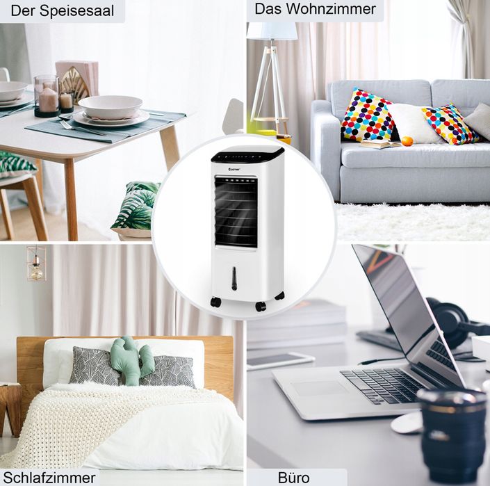 Klimator 4w1 Costway 65W Przenośny Wentylator z Chłodzeniem KLIMATYZER