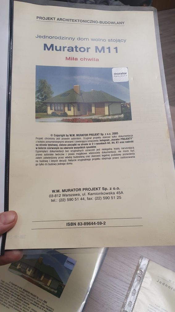 Zamiana -Projekt domu Murator M 11 Mila chwila Nowy KPL.
