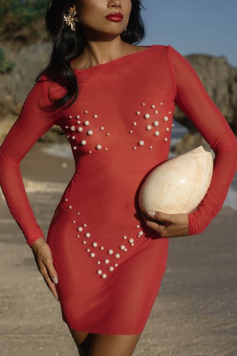 Пляжна сукня і сітку Matique