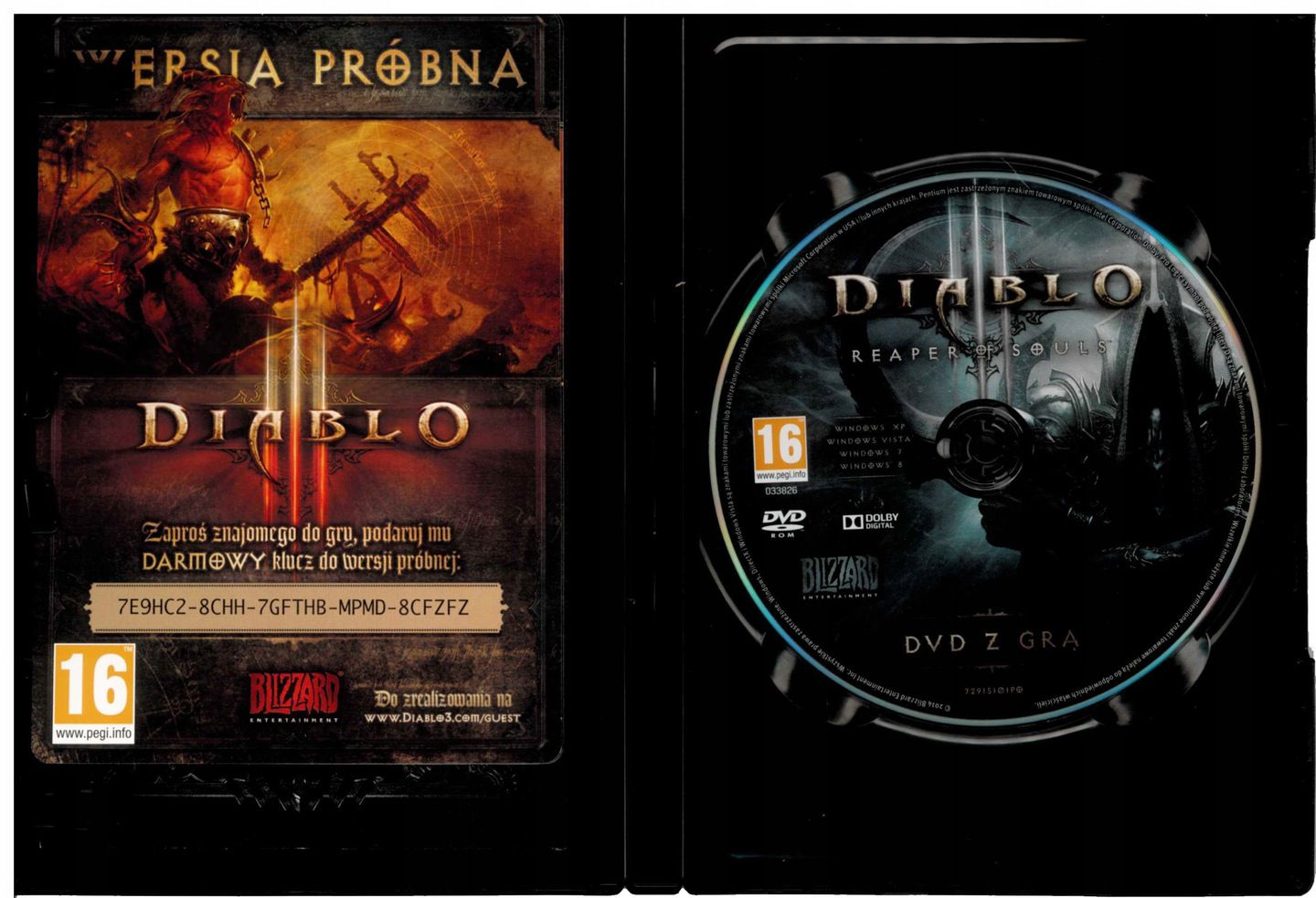 Diablo Iii Reaper Of Souls  Pudełko Pc