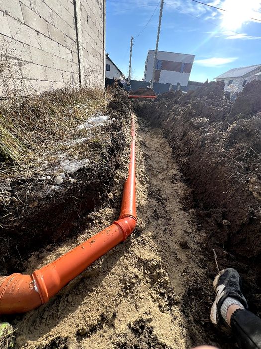 Септик під ключ, копка Канализаци, вигрибние ями траншеї, під ключ