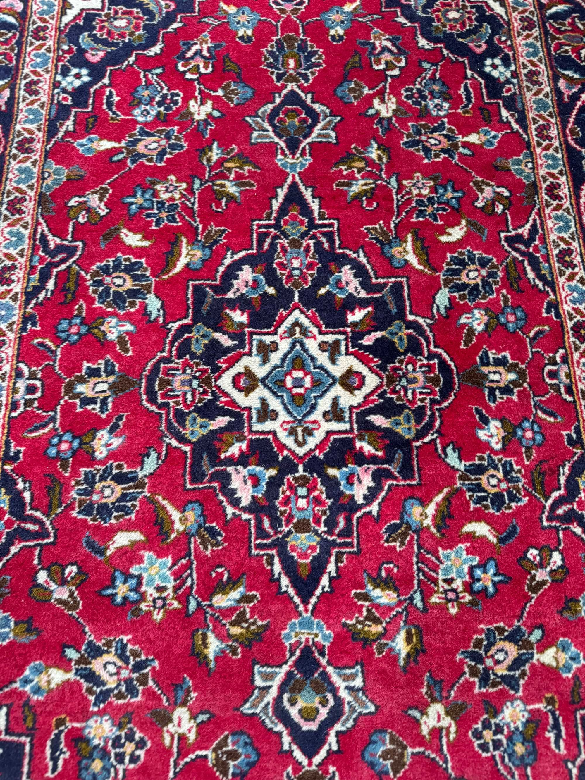Keshan Perski Dywan Wełniany Ręcznie Tkany Iran 167x103