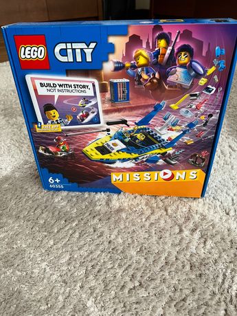 Klocki LEGO City Śledztwo Wodnej Policji  60355