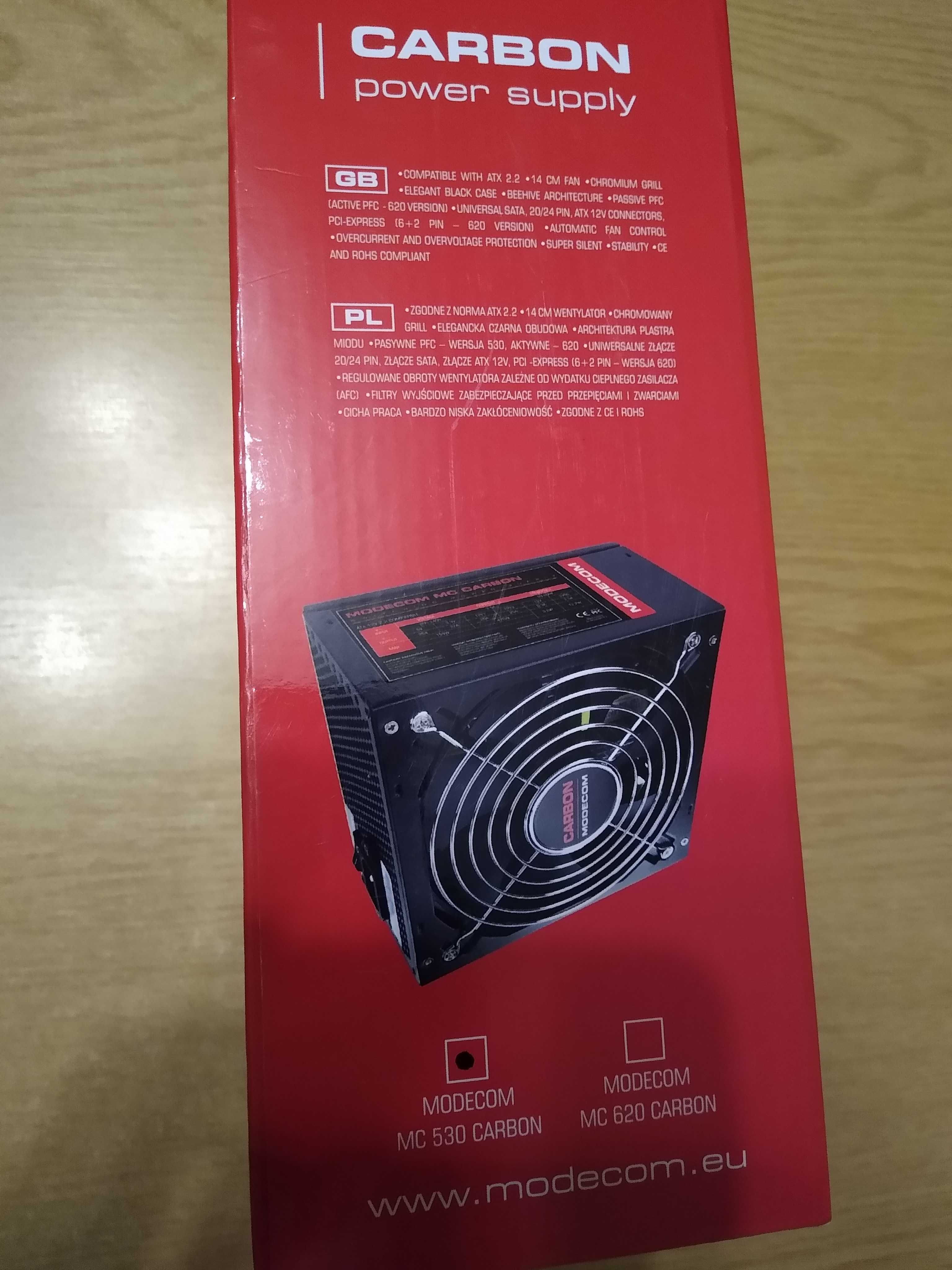 Zasilacz MODECOM Carbon MC530 530W ATX