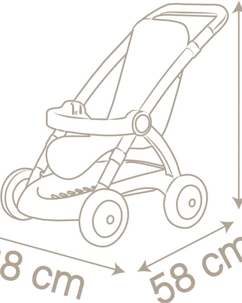 254108 Коляска прогулянкова для ляльок Baby Nurse Smoby
