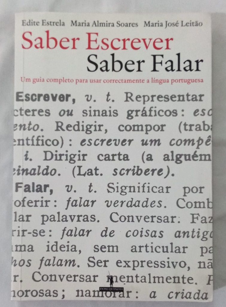 Saber escrever, saber falar