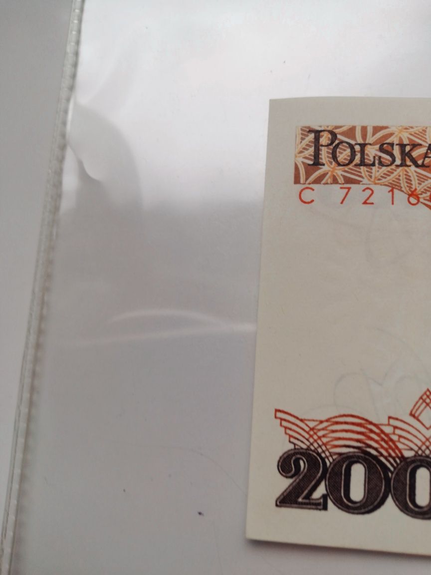 Polska banknot kolekcjonerski 20 tys 1989 rok Sklodowska