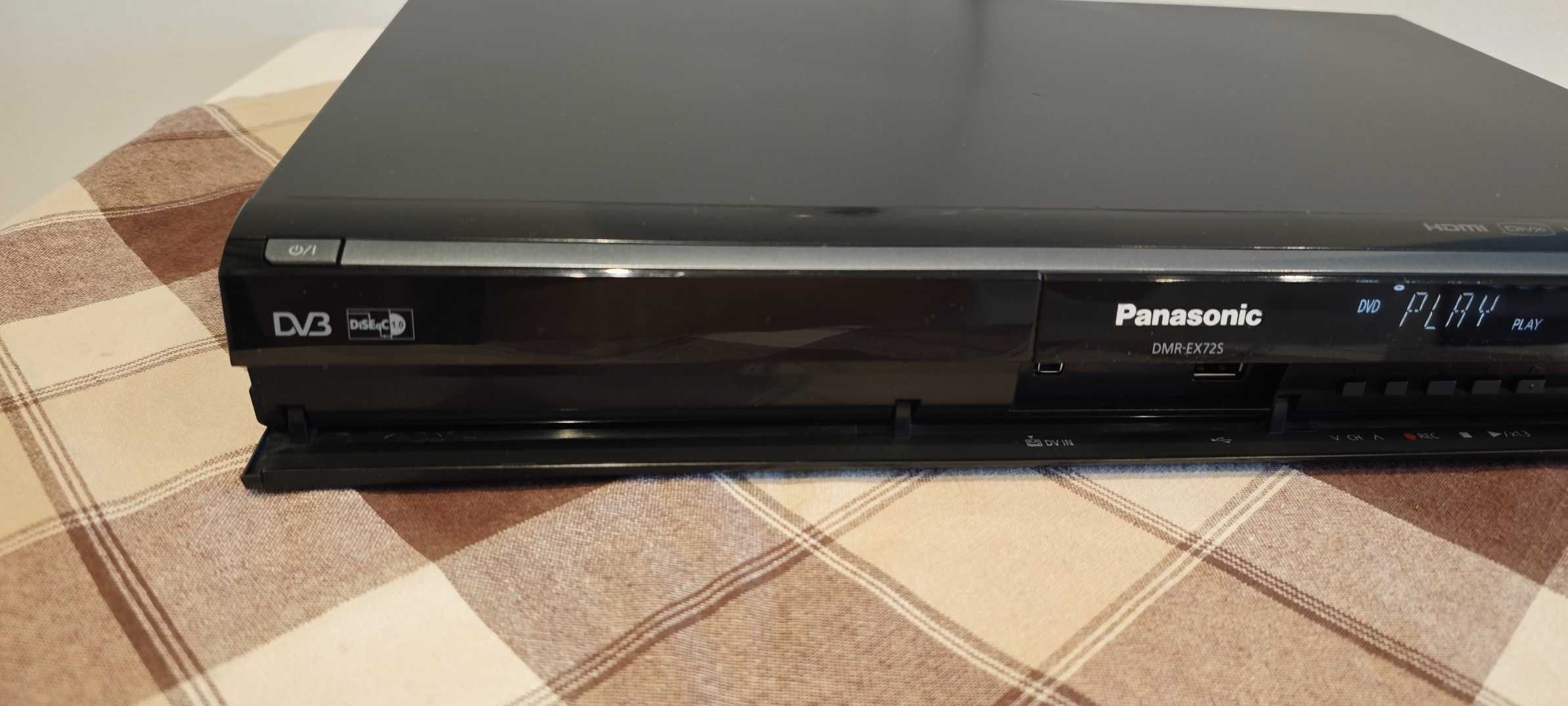 Nagrywarka DVD z HDD160GB Panasonic DMR-EX72S tuner satelitarny