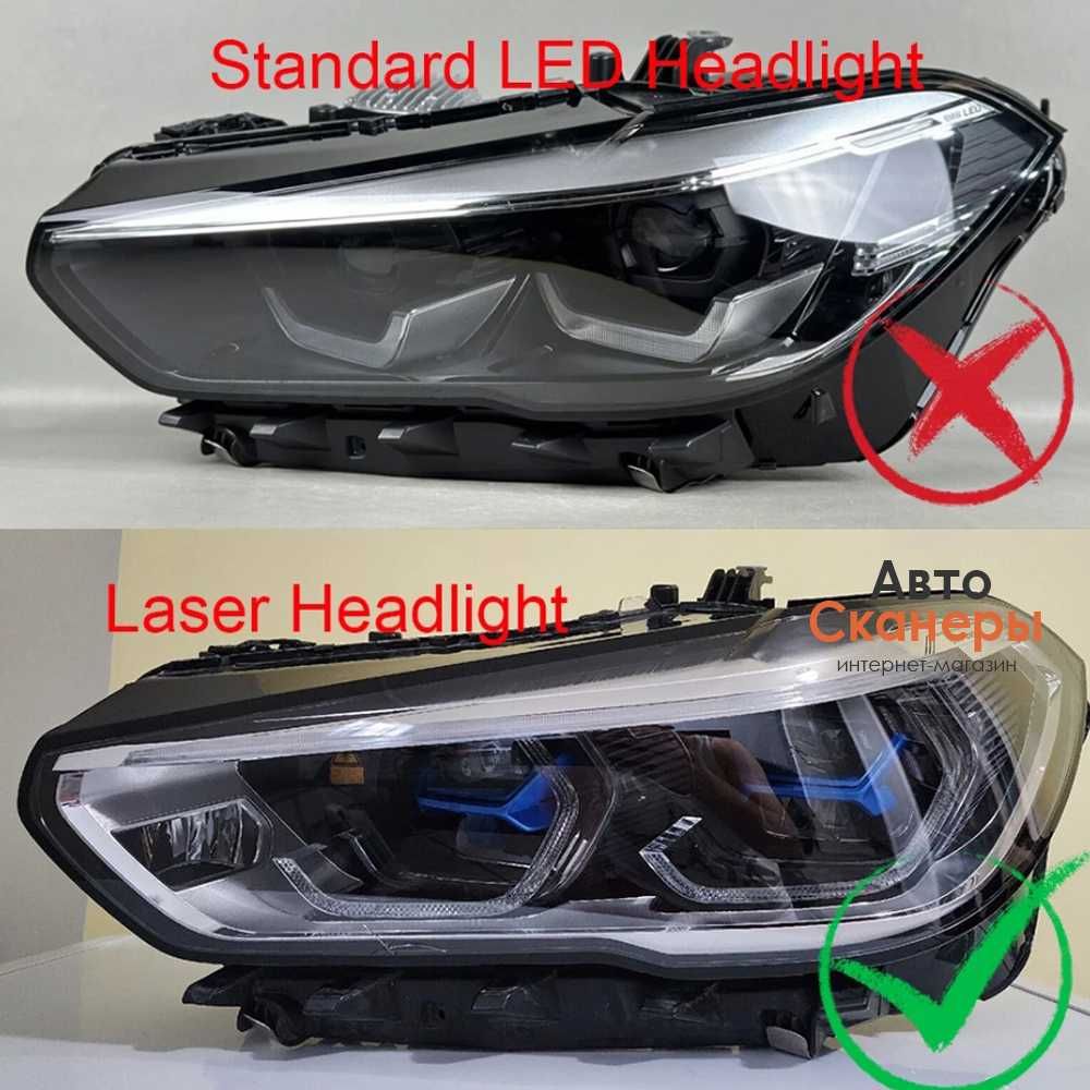 Светодиодные желтые DRL Lazer USA для BMW X5/G05/X6/G06/F95/F96 2018+