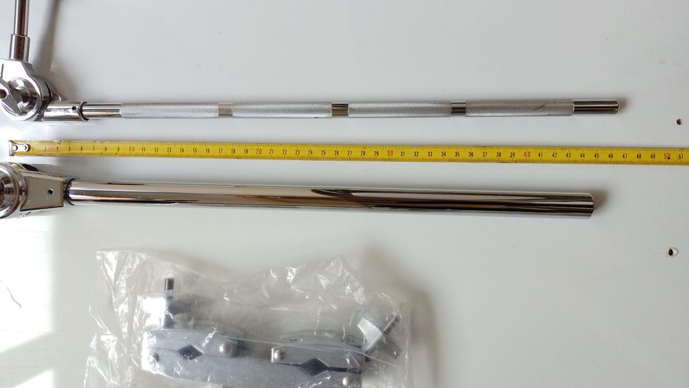 Тримач/напівстійка для тарілки (плече з клемпом, довге - 46 см)