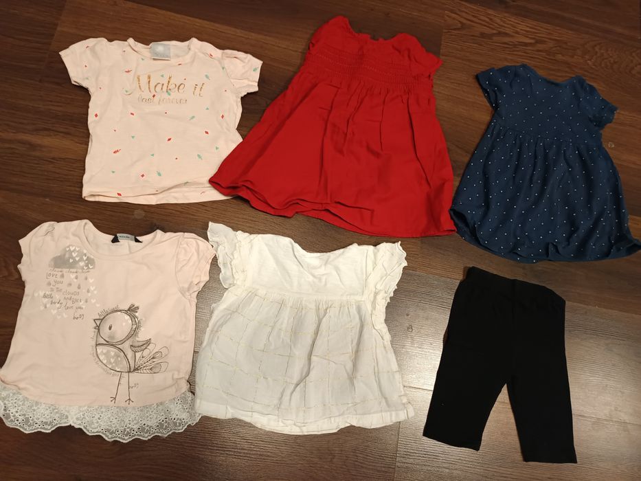 Zestaw dla dziewczynki 74-80