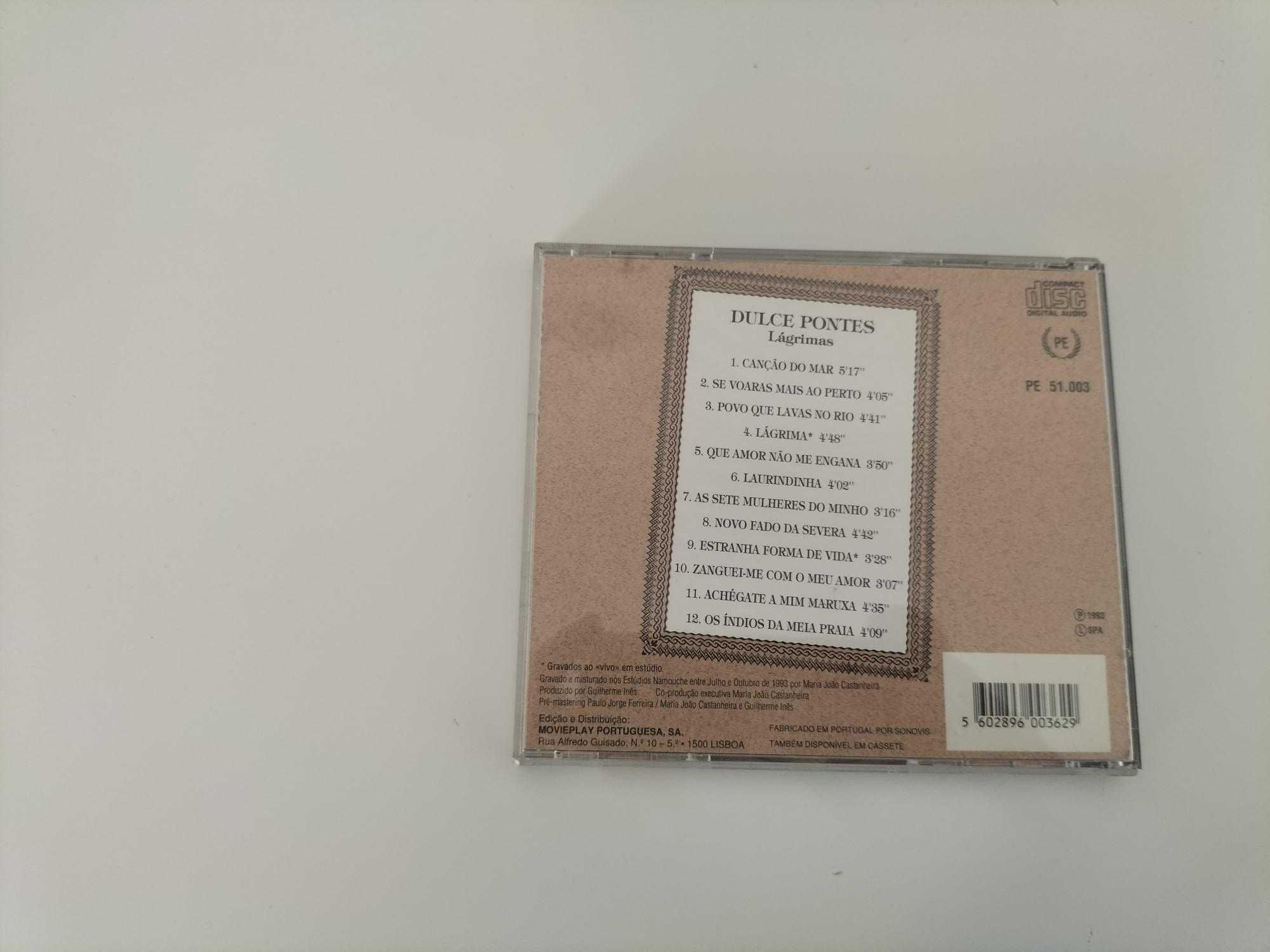 Cd- Dulce Pontes- Lagrimas