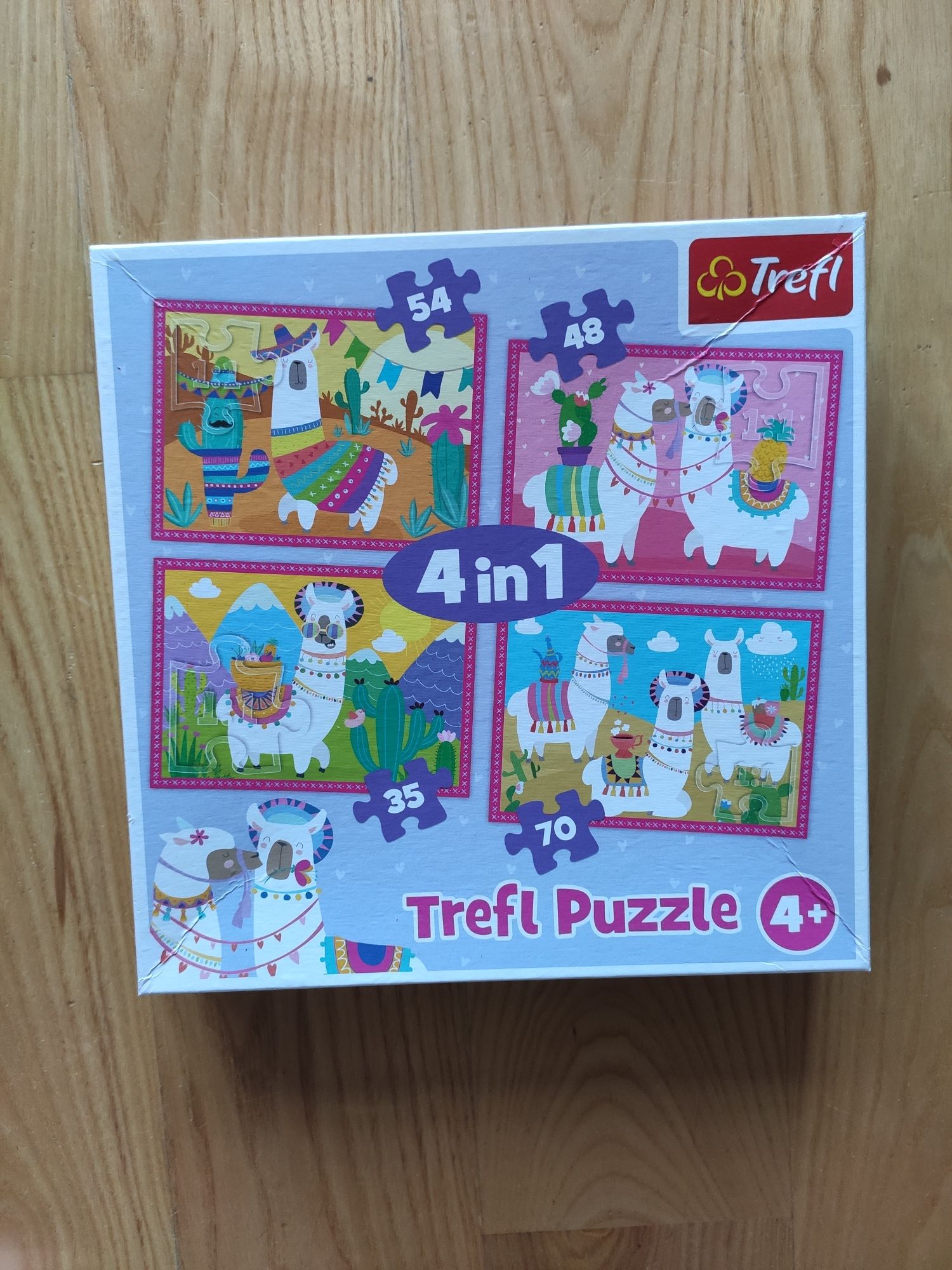 Puzzle Lama 4w1 trefl