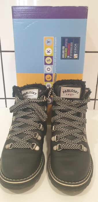 Bota pablosky, tamanho 31, preta