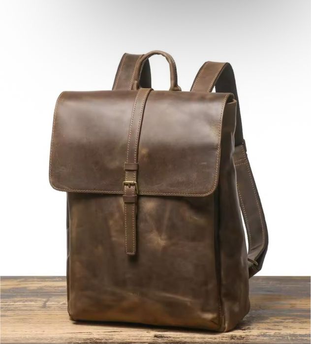 Чоловічий шкіряний рюкзак Crazy Hors