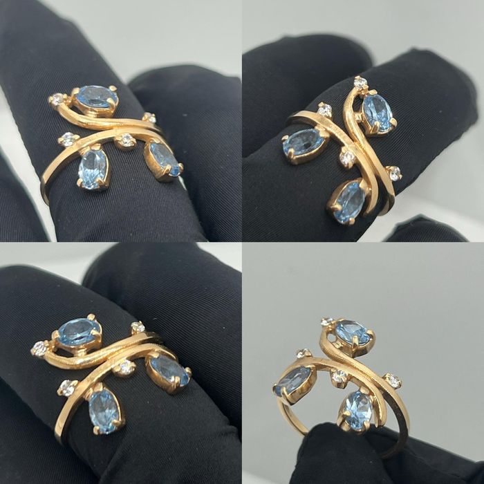 Золотое кольцо 585, 2,96г