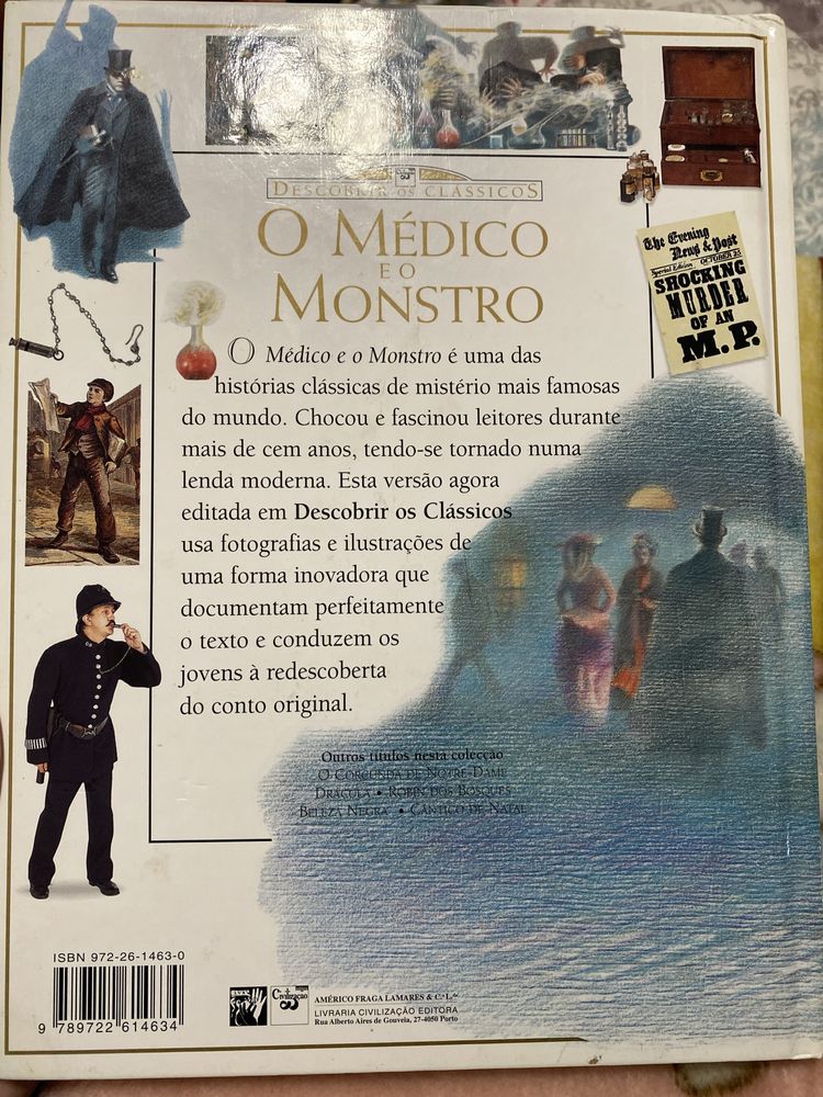 Livro O Médico e o Monstro