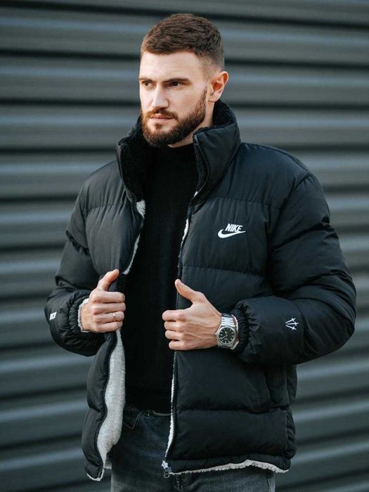 Пуховик мужская зимняя куртка Nike Air Jordan new balance adidas tnf