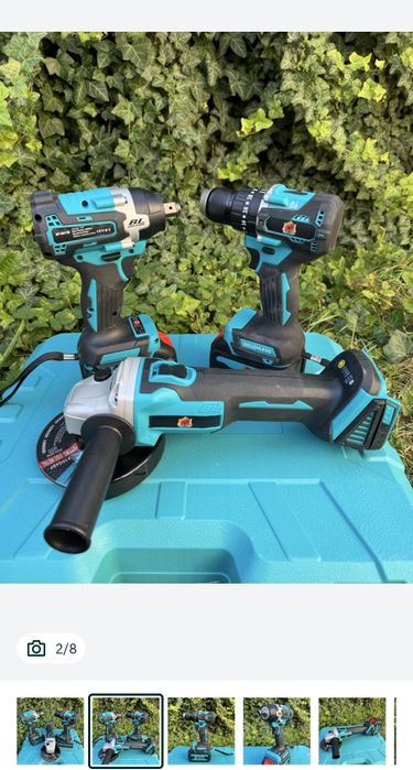 Zestaw 48v elektronarzędz do makity i 6ah aku wyprzedaż 3 szt