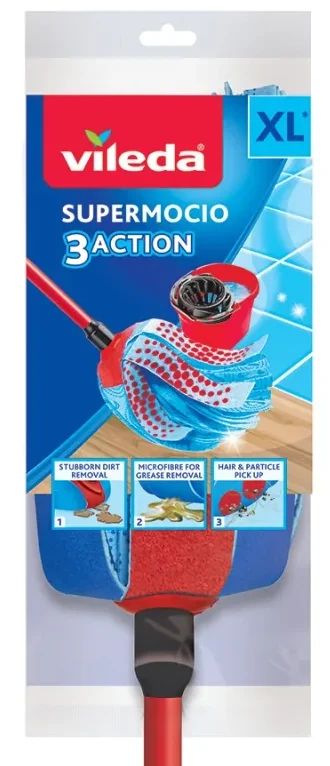 Vileda Supermocio 3Action 3D Zapas Do Mopa Wkład