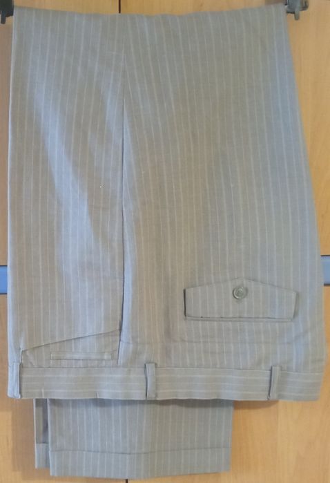 Garnitur męski lniany - nowy