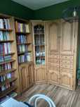 Komplet solidnych mebli handmade naturalne drewno
