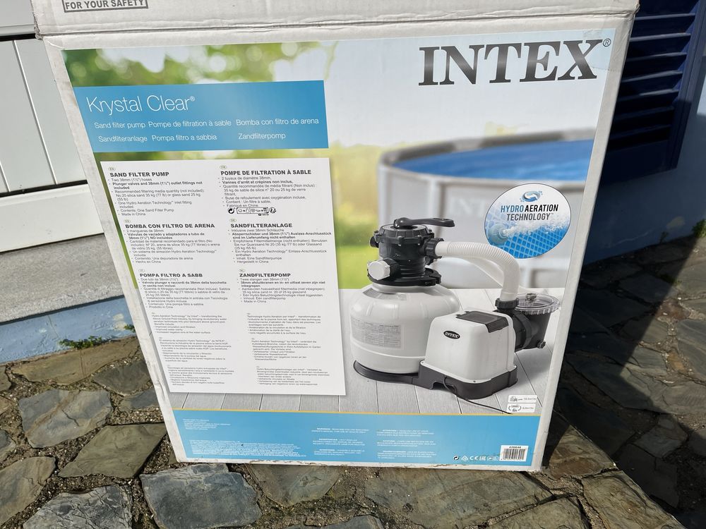 Filtro de areia Intex para piscina