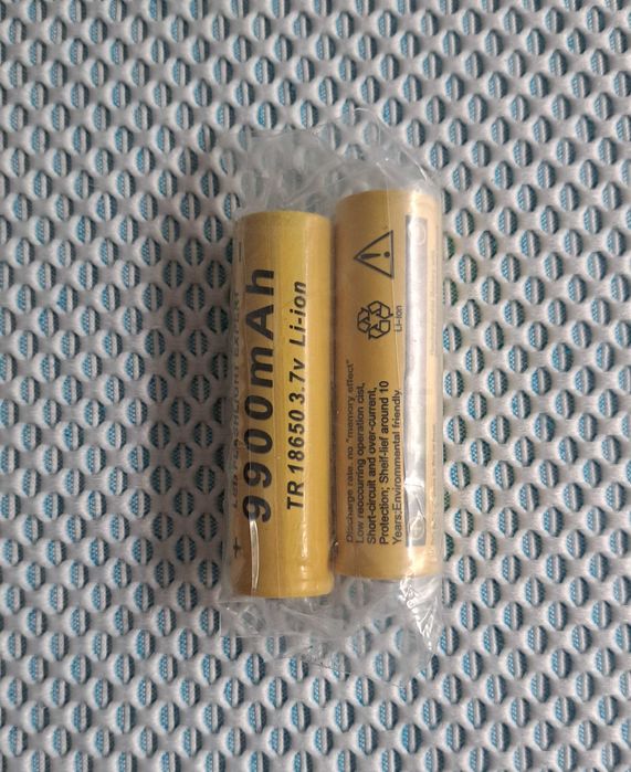 Pack x2 Pilhas Bateria 18650 3.7v 9900mAh