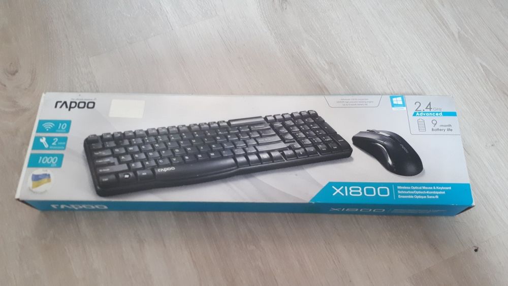 Клавиатура мишка беспроводная игровая