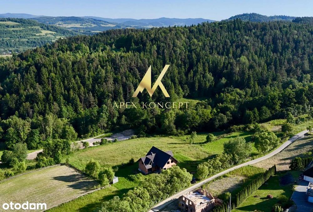 Widokowa działka budowlana w Mszanie Dolnej