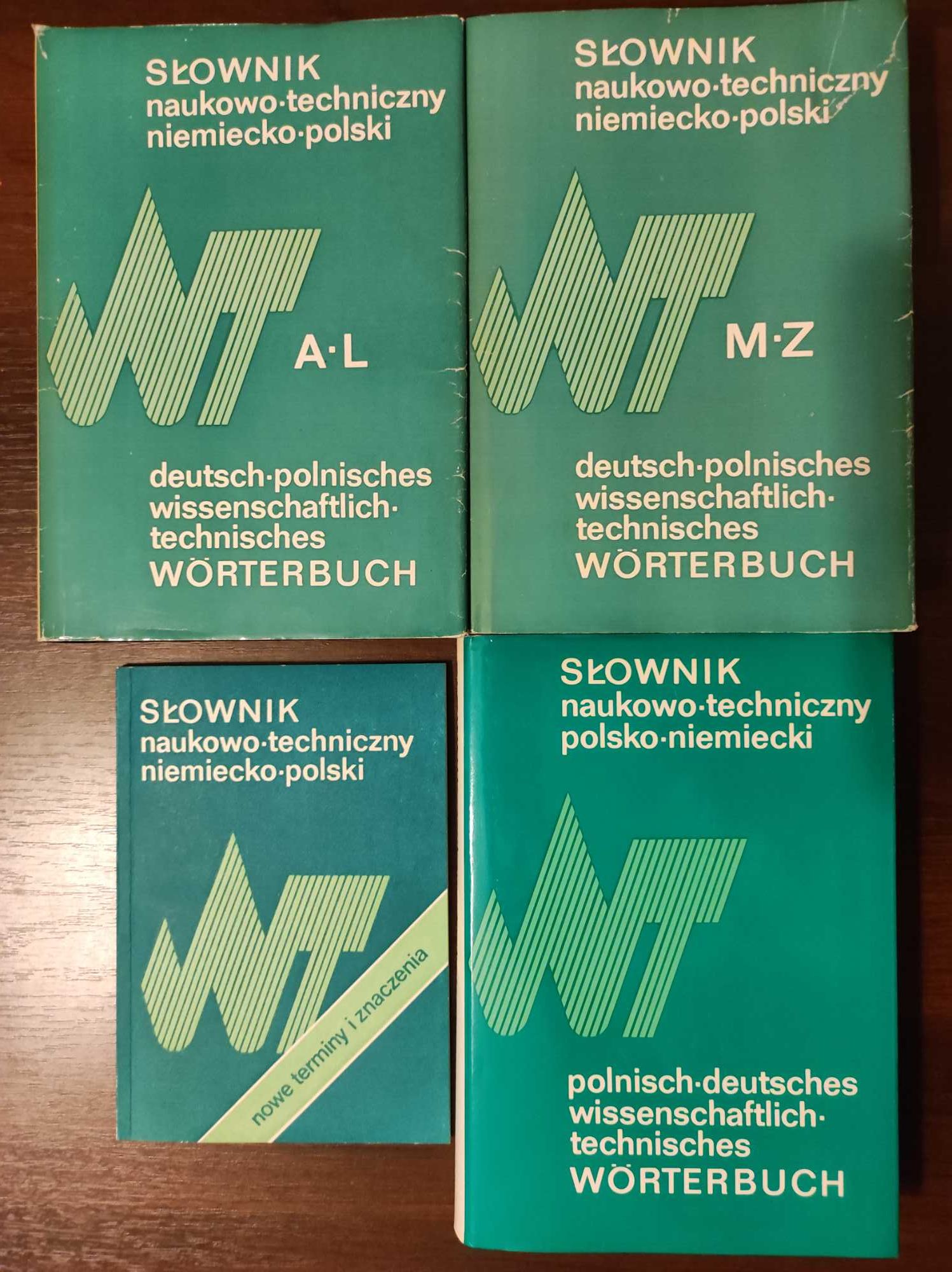 Słownik naukowo - techniczny polsko - niemiecki i niemiecko - polski
