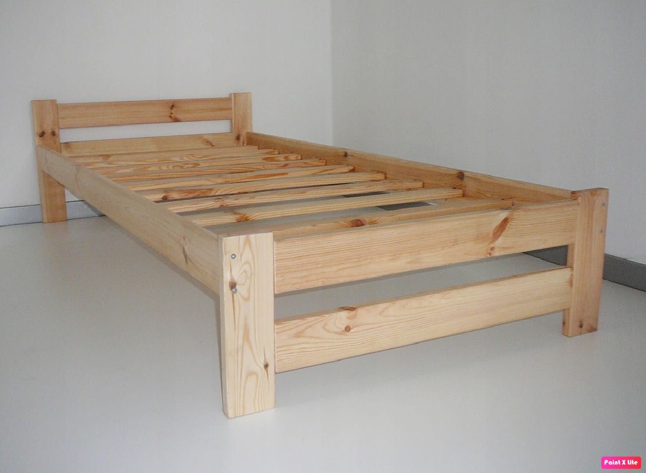 Łóżko z materacem sosnowe drewniane Małżeńskie Pojedyncze DOSTAWA