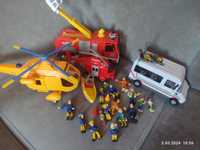 Strażak Sam wóz strażacki helikopter  figurki