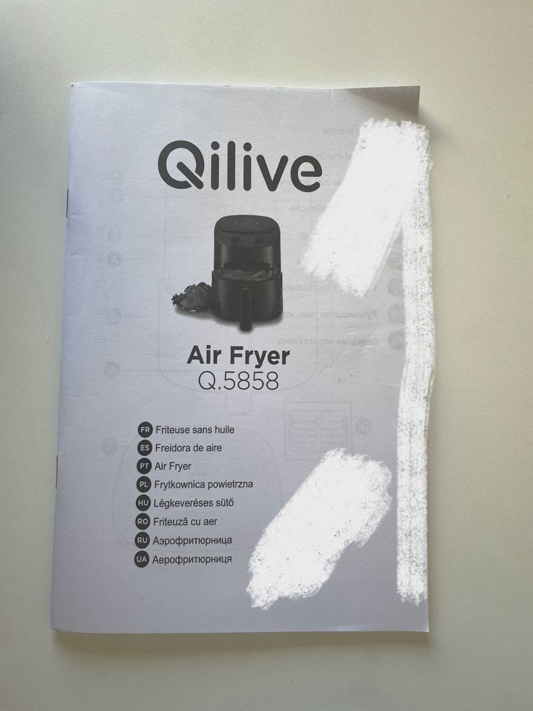 Air fryer  Qlive como nova