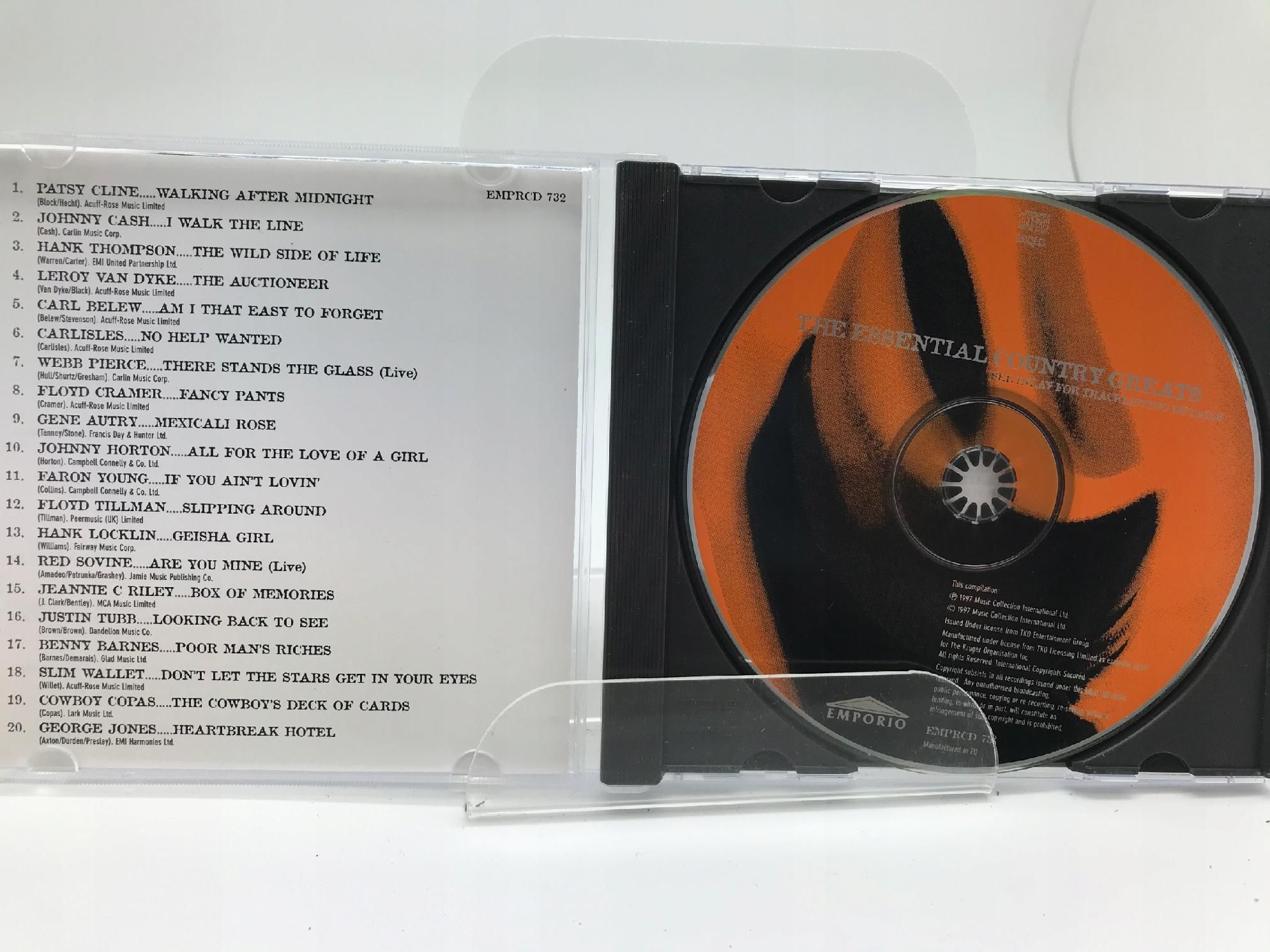 cd - various - the essential country greats